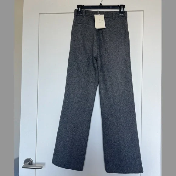 NWT Sézane Martin Herringbone Gray 2 - Picture 3 of 4